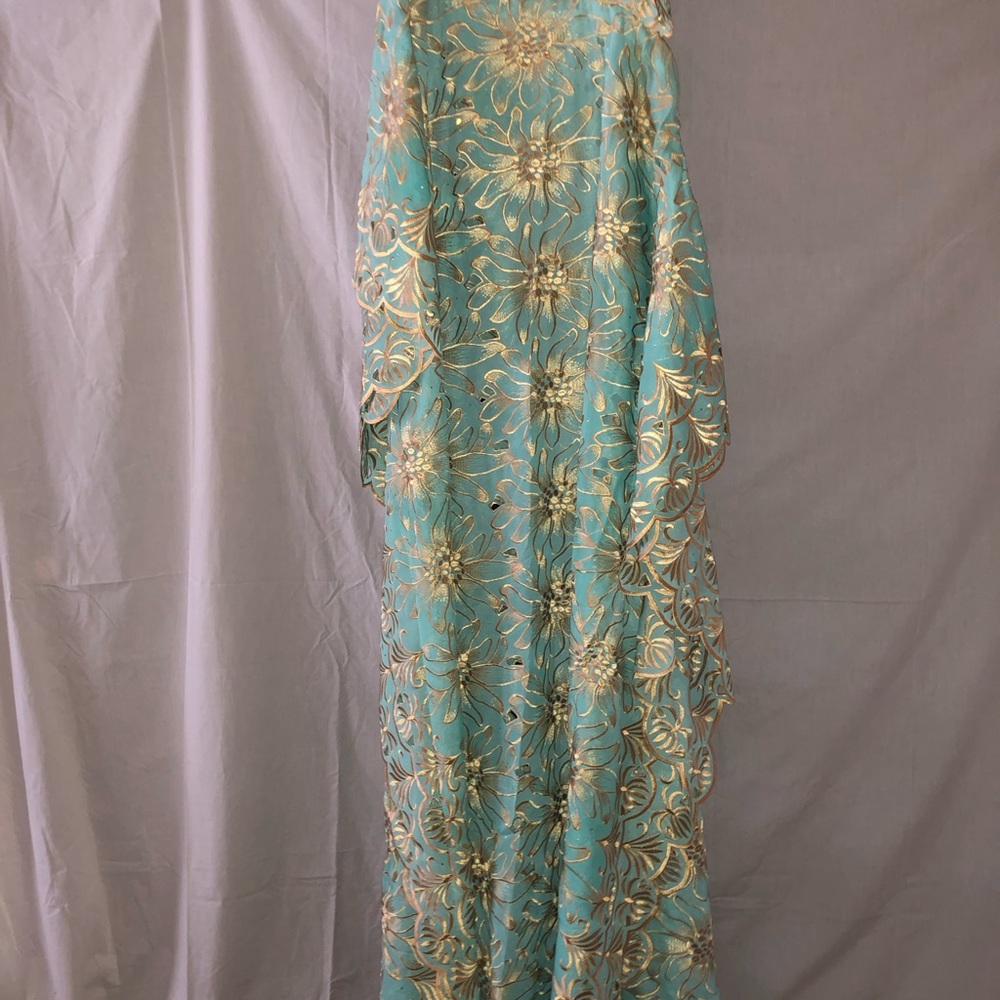 Mid west Africa dress with scarf